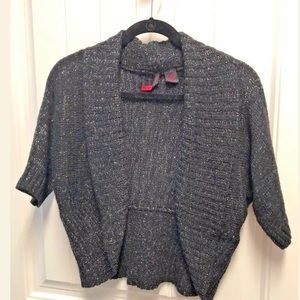 Shrug Cardigan Black Silver  B3-769